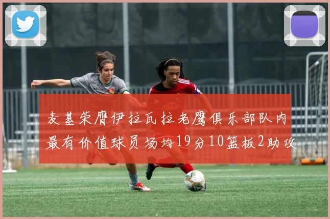 麦基荣膺伊拉瓦拉老鹰俱乐部队内最有价值球员场均19分10篮板2助攻成队内最佳